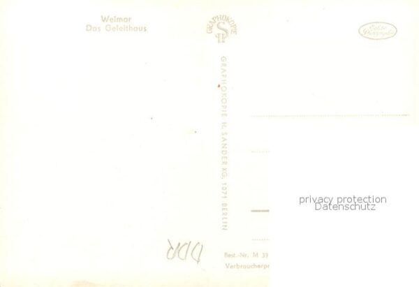 Weimar Thueringen Geleithaus – Bild 2