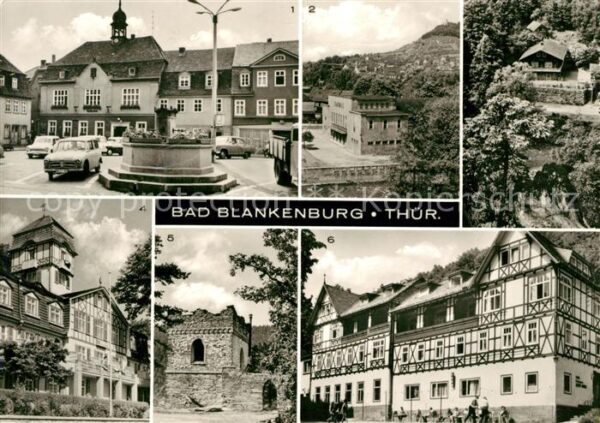 Bad Blankenburg FDGB Erholungsheim Marktplatz Ferienhei