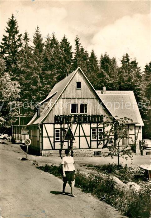 Sosa Erzgebirge Konsumgaststätte Köhlerhütte Talsperre