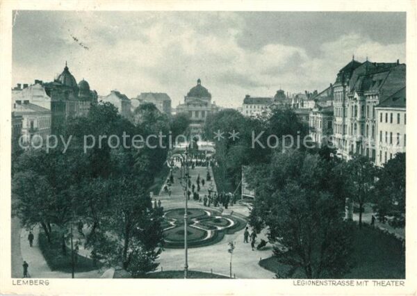 Lemberg Lwow Lviv Legionenstraße Theater