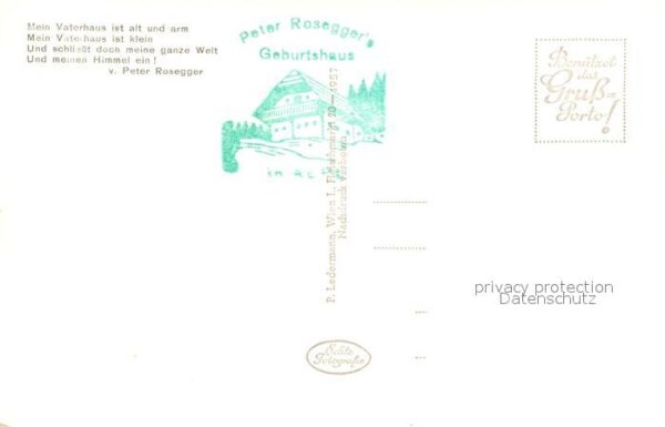 Alpl Peter Roseggers Geburtshaus – Bild 2