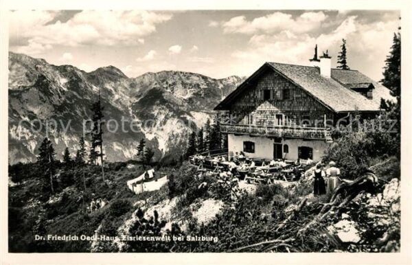 Salzburg Oesterreich Dr Friedrich Oed Haus Eisriesenwelt