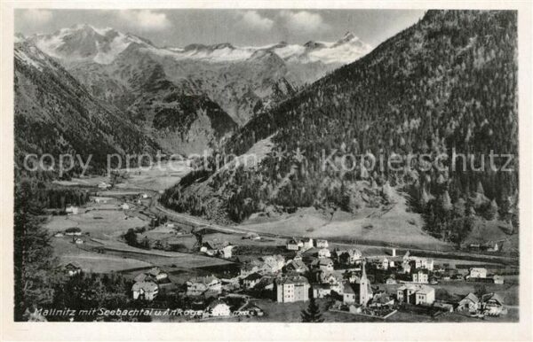 Mallnitz Kaernten mit Seebachtal und Ankogel