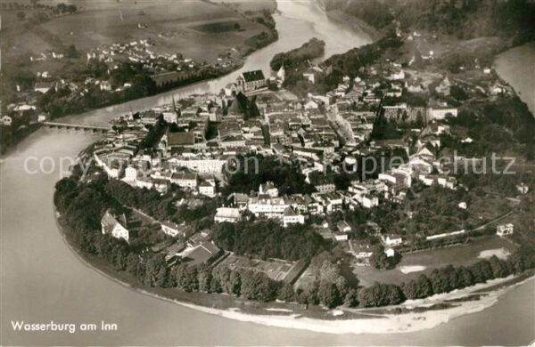 Wasserburg Inn Fliegeraufnahme