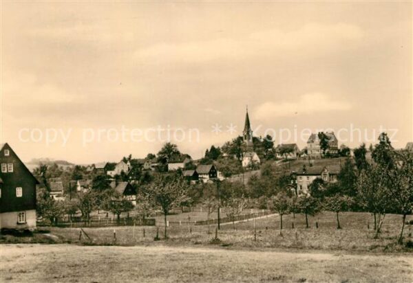Braeunsdorf Oberschoena Ortsansicht