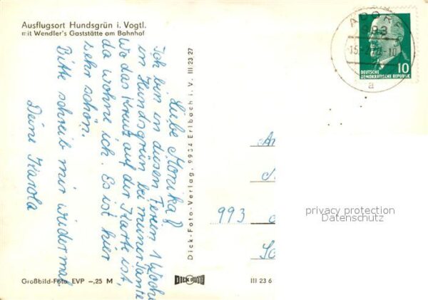 Hundsgruen Panorama mit Wendlers Gaststätte am Bah – Bild 2