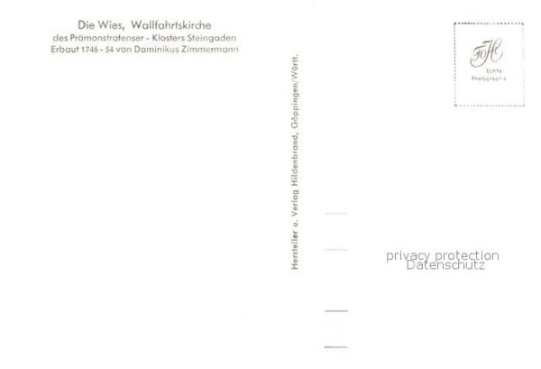 Steingaden Allgaeu Wallfahrtskirche Die Wies – Bild 2