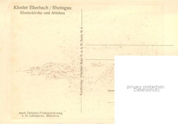 Eberbach Rheingau Kloster Klosterkirche und Abtsbau – Bild 2