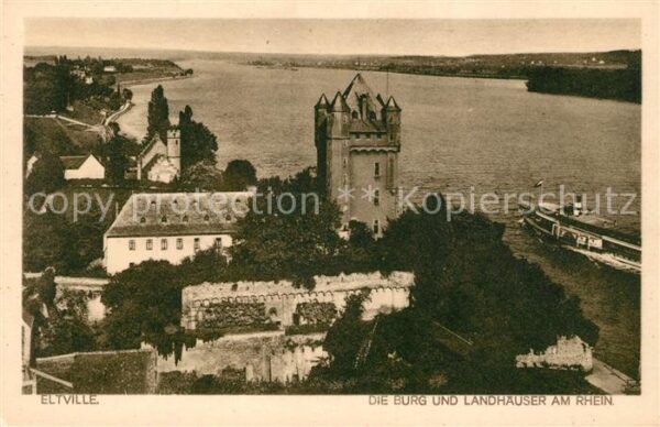 Eltville Rhein Burg Landhäuser