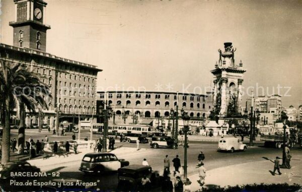 Barcelona Cataluna Plaza de Espana Las Arenas