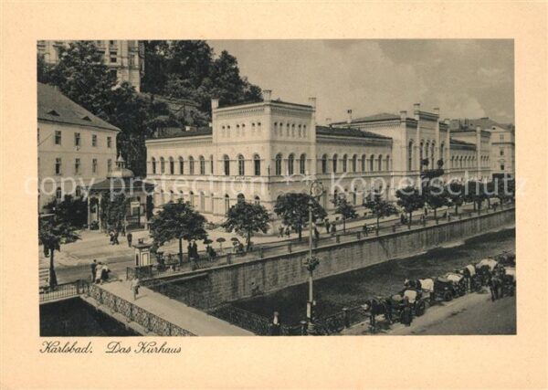 Karlsbad Eger Kurhaus Fliegeraufnahme