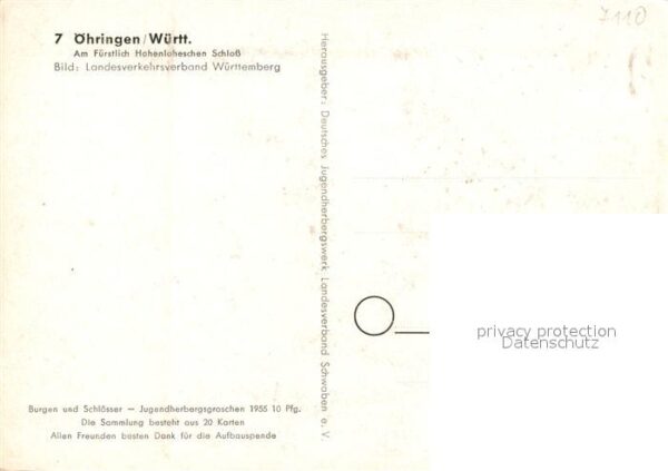 Oehringen Hohenlohe Fürstlich Hohenlohesches Schloss – Bild 2