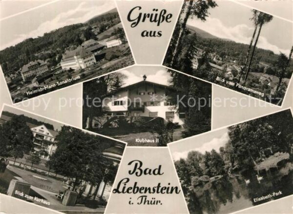 Bad Liebenstein Heinrich Mann Sanatorium Klubhaus II Ku