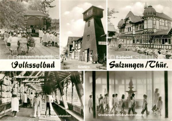 Salzungen Bad Gradierwerk Musikpavillon Soleturm Frei