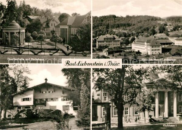 Bad Liebenstein Quellenhalle Badehaus Heinrich Mann San
