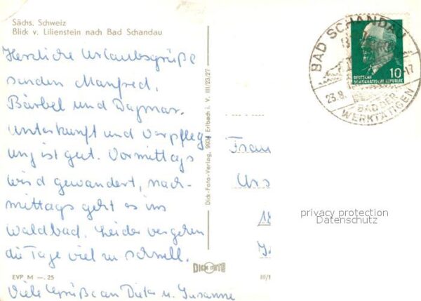 Bad Schandau Blick vom Lilienstein – Bild 2