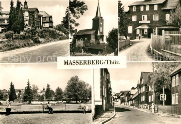 Masserberg Hotel Kurhaus Kirche FDGB Erholungsheim