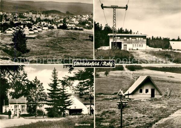 Schmiedefeld Rennsteig Liftbaude Kulturhaus Skilift Panorama