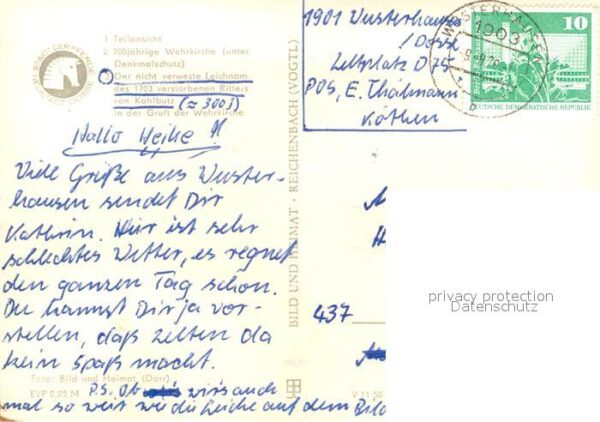 Kampehl Wehrkirche Nicht verwester Leichnam Rit – Bild 2