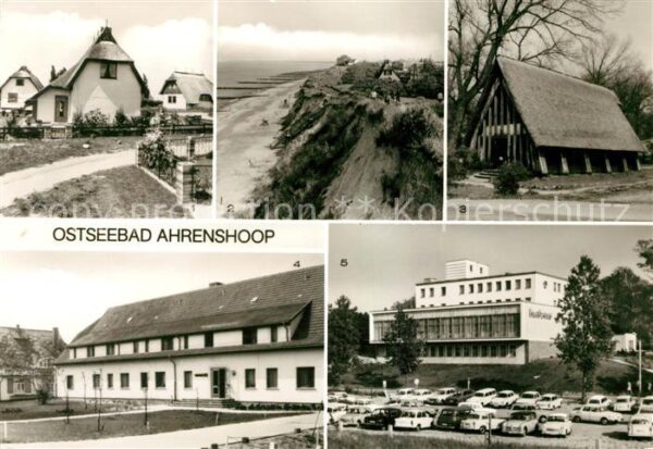 Ahrenshoop Ostseebad Steilküste Kirche Ferienheim Haus am Me
