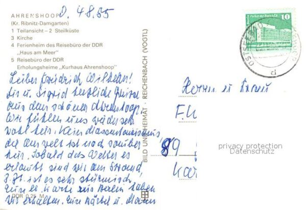Ahrenshoop Ostseebad Steilküste Kirche Ferienheim Haus am Me – Bild 2