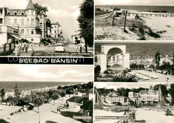 Bansin Ostseebad FDGB Erholungsheime Julian Marchlewski
