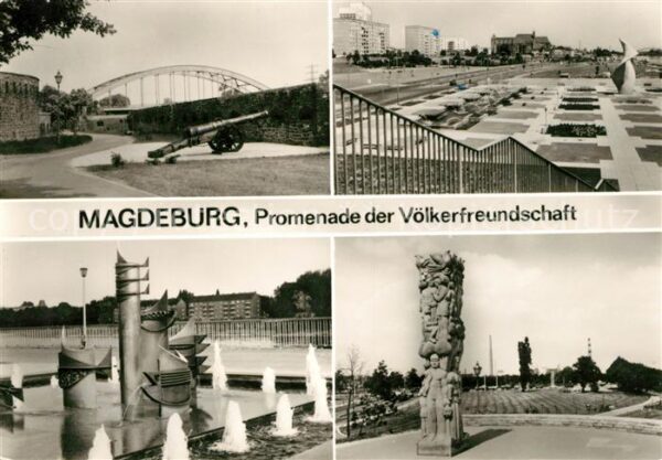 Magdeburg Wallanlage Historisches Geschütz Stromb