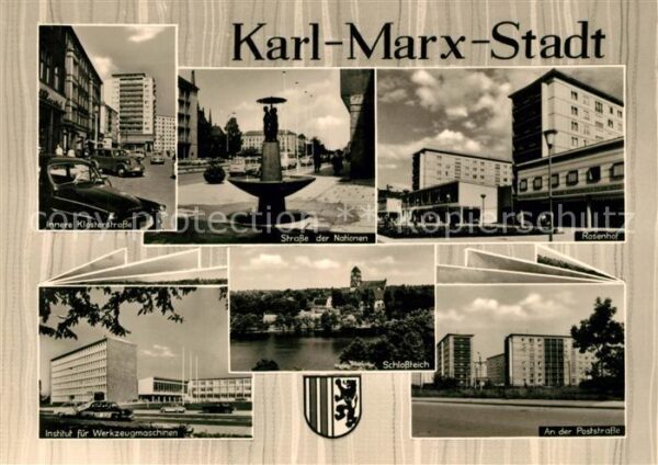 Karl-Marx-Stadt Innere Klosterstraße Rosenhof Poststraß