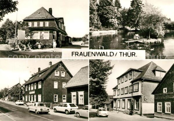 Frauenwald Thueringen Bahnhofsgaststätte Lenkgrund Gaststätte