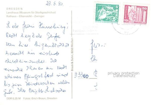 Dresden Landhaus Rathaus Elbe Zwinger – Bild 2