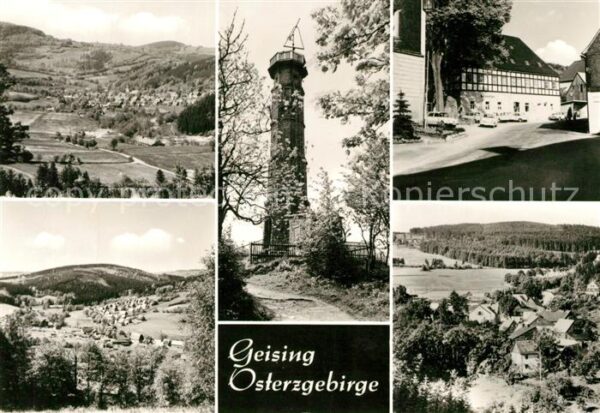 Geising Erzgebirge Aussichtsturm Panoramen