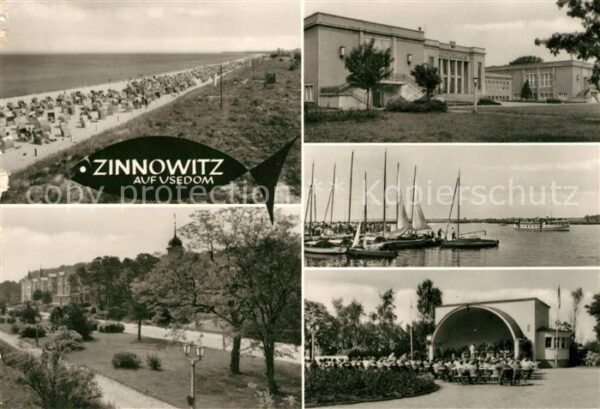 Zinnowitz Ostseebad Promenade Völkerfreundschaft Kulturhaus