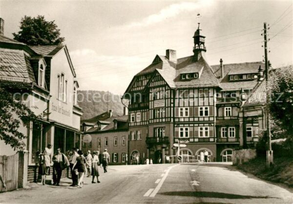 Schwarzburg Thueringer Wald Eisenbahn Erholungsheim Ernst Thälmann