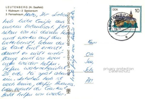 Leutenberg Thueringen FDGB Erholungsheim Katja Niederkirchner – Bild 2