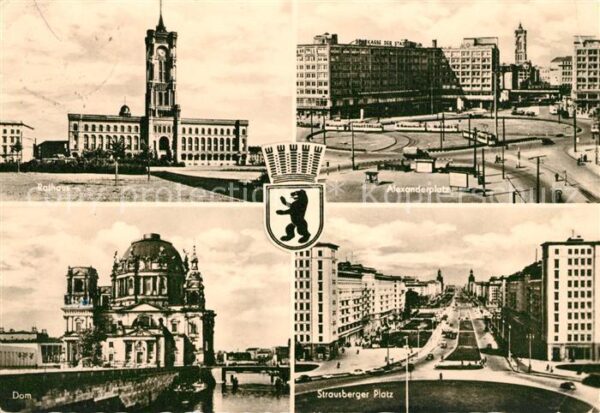 Berlin Rathaus Dom Alexanderplatz