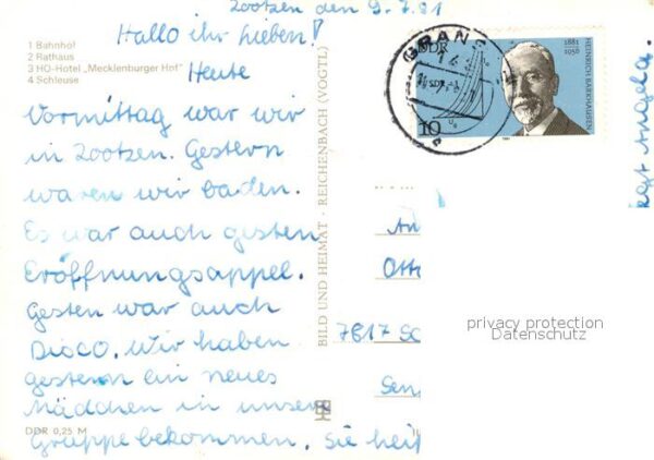 Fuerstenberg Havel Bahnhof Rathaus HO Hotel Mecklenburger – Bild 2