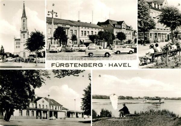 Fuerstenberg Havel Marktplatz Ernst Thälmann Straße Bahnho