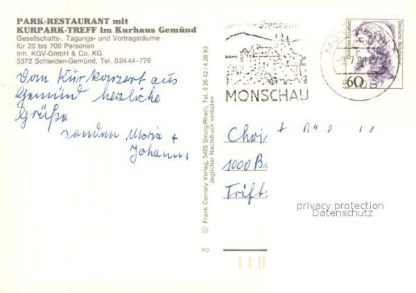 Gemuend Eifel Park Restaurant Kurpark Treff Terrasse – Bild 2