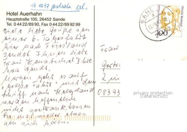 Sande Friesland Hotel Auerhahn – Bild 2