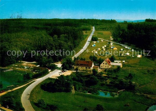 Schillingsfuerst Campingplatz Fliegeraufnahme