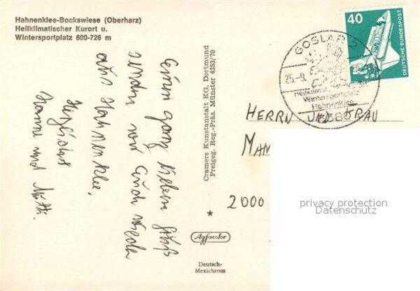Hahnenklee-Bockswiese Harz Fliegeraufnahme – Bild 2