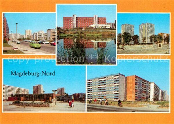 Magdeburg Salvador Allende Str Feierabendheim Pau