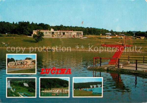Lucina Restaurant Schwimmbad Sprungturm Campin