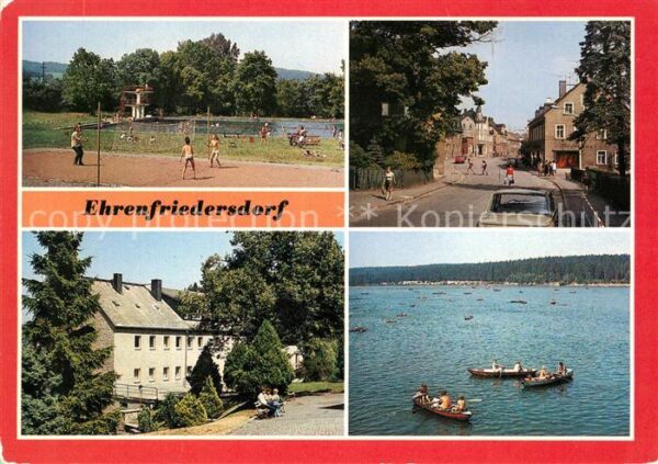 Ehrenfriedersdorf Erzgebirge Freibad Karl Marx Städter Strasse Ferie