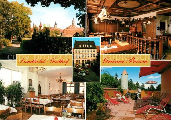 Uffenheim Landhotel Gasthof Grüner Baum Gastraum