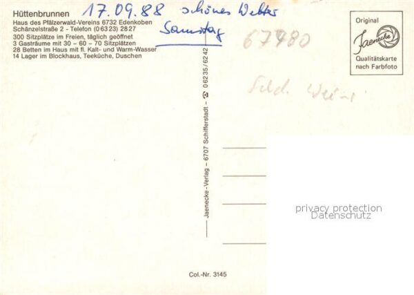 Edenkoben Hüttenbrunnen Haus des Pfälzerwald Vere – Bild 2