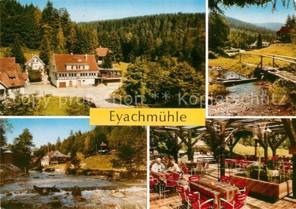 Dobel Schwarzwald Gasthaus Pension Eyachmühle Gartenterra
