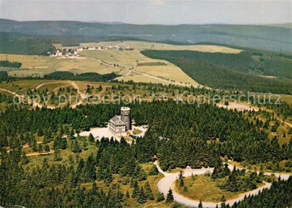 Winterberg Hochsauerland Astenturm Gaststätte Fliegeraufnahme