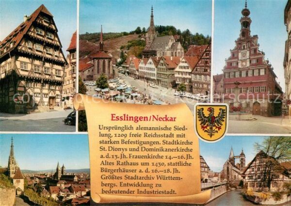 Esslingen Neckar Fachwerkhaus Rathaus Marktplatz Stadtbl