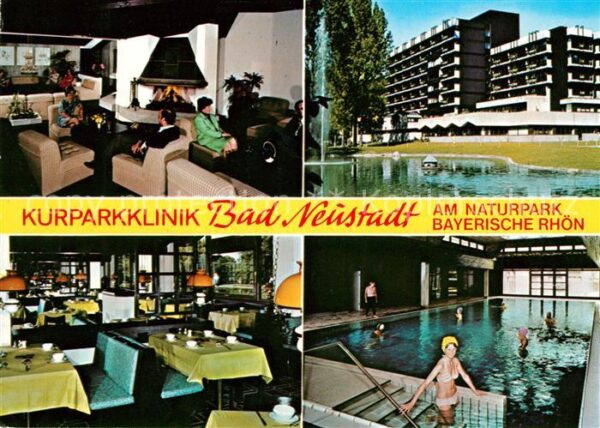 Bad Neustadt Kurparkklinik Speisesaal Hallenbad Aufe